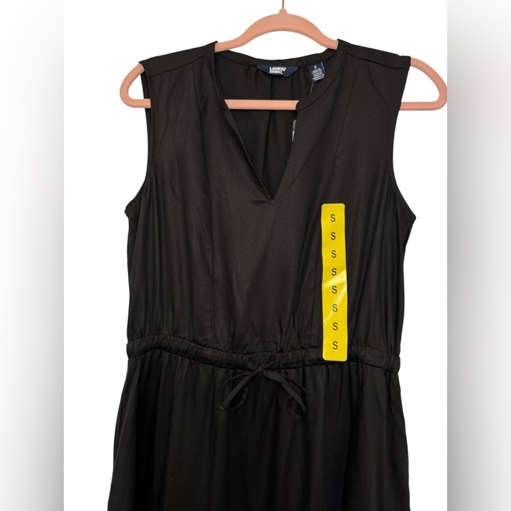 Lands' End Sleeveless Tiered Lycocell Dress - Picture 6 of 13